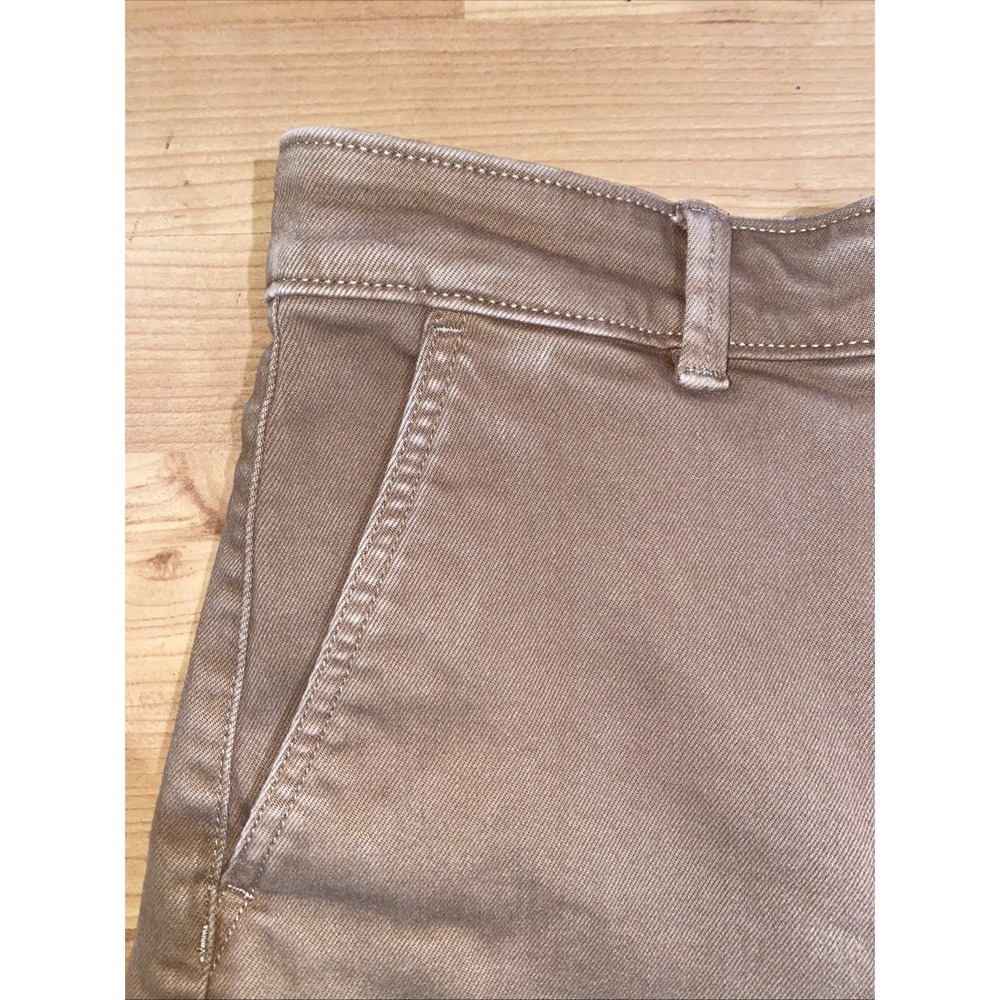 Everlane The Utility Shorts Womens 6 Brown Canvas Cotton Stretch Mid Rise Casual - Picture 2 of 9
